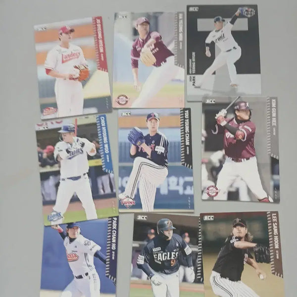 [BUNJANG] Baseball Cards Bundle Set (9 types) / 야구 카드 9종 일괄