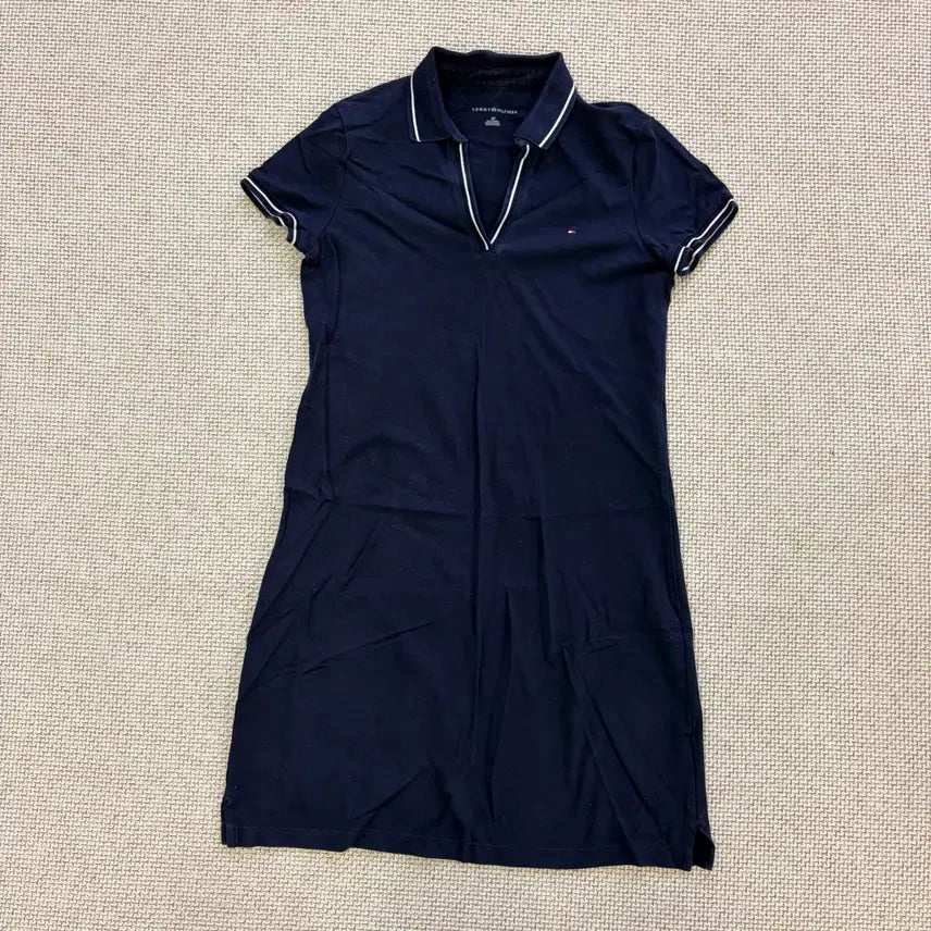 [BUNJANG] Tommy Hilfiger V-Neck Dress / SP 타미힐피거 브이넥 원피스 0722D1