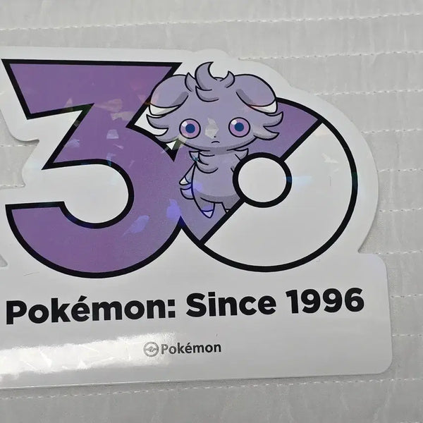 [BUNJANG] Pokemon 30th Anniversary Logo Sticker Nya-sper / 포켓몬 30주년 로고스티커 냐스퍼 판매합니다