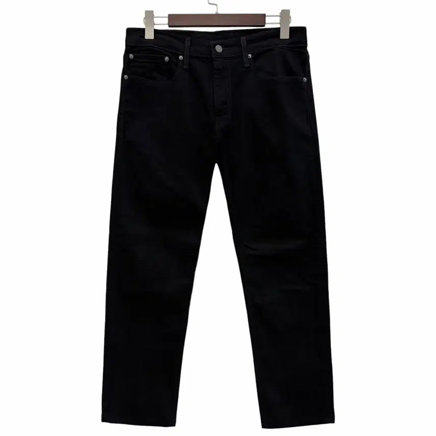 [BUNJANG] Levi's 502 Black Denim Pants (Size 32, Black Patch) / 리바이스 502 블랙 데님팬츠 (32/블랙패치)