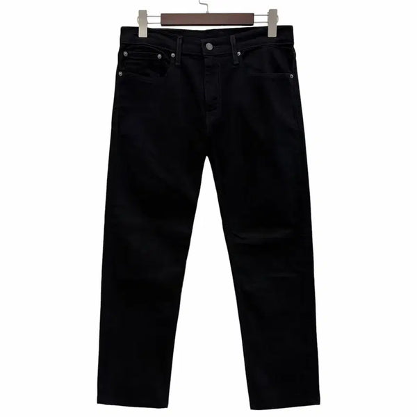 [BUNJANG] Levi's 502 Black Denim Pants (Size 32, Black Patch) / 리바이스 502 블랙 데님팬츠 (32/블랙패치)