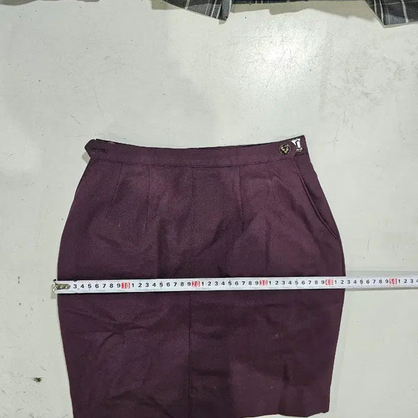 [BUNJANG] Used School Uniform Skirt Size 65 (Spring/Autumn) / 중고 교복치마 사이즈 65 짧치