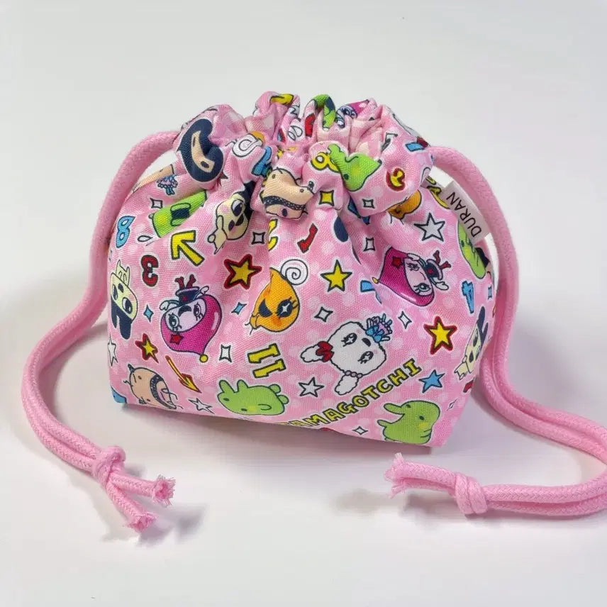 [BUNJANG] Tamagotchi Pouch Traditional Fabric / 다마고치 복조리파우치 고전원단
