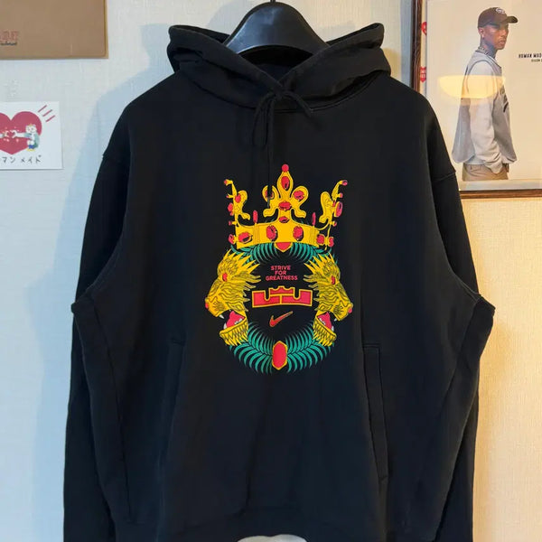 [BUNJANG] Nike LeBron James Hoodie Black XXL / 나이키 르브론 제임스 후드티