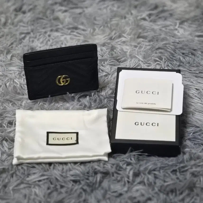 [BUNJANG] Gucci GG Logo Marmont Card Holder / 구찌 GG로고 마몽 카드지갑