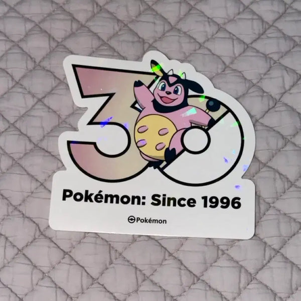 [BUNJANG] Pokemon 30th Anniversary Miltank Sticker / 포켓몬 30주년 스티커 밀탱크
