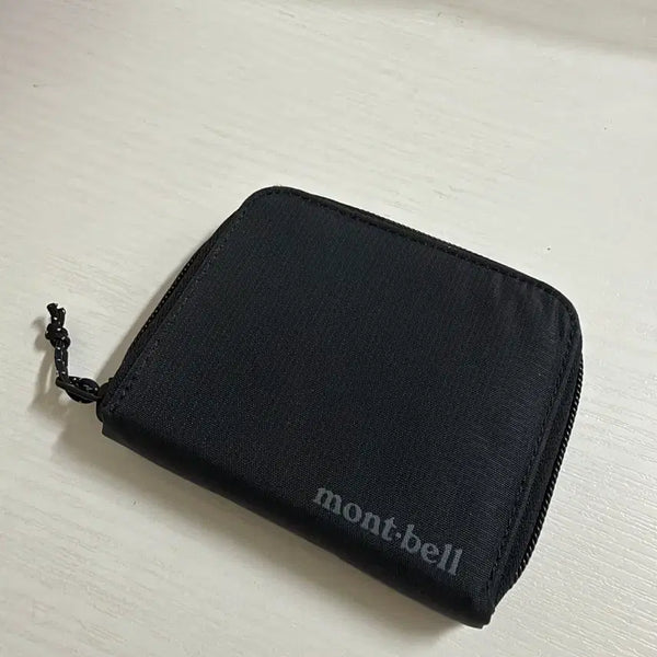[BUNJANG] Montbell Zipper Wallet Black / 몽벨 지퍼 월렛 블랙