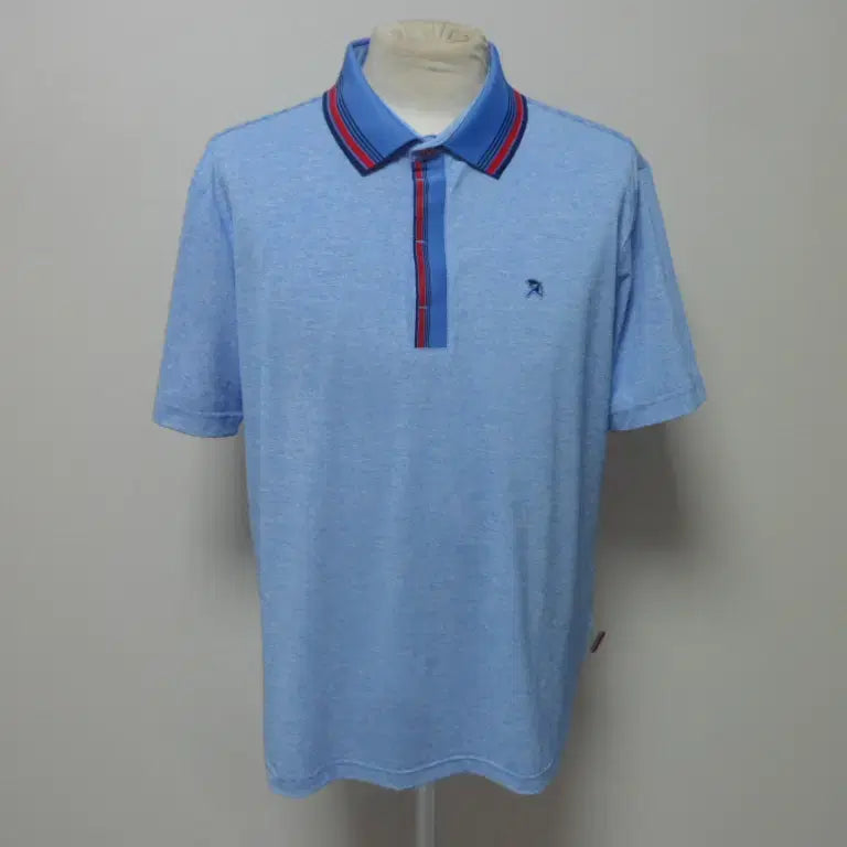 [BUNJANG] Arnold Palmer Men's Short Sleeve Collar T-Shirt Light Blue XL (105) / 아놀드파마/남성/일상복/골프/반팔/카라 티셔츠/105사이즈/새제품
