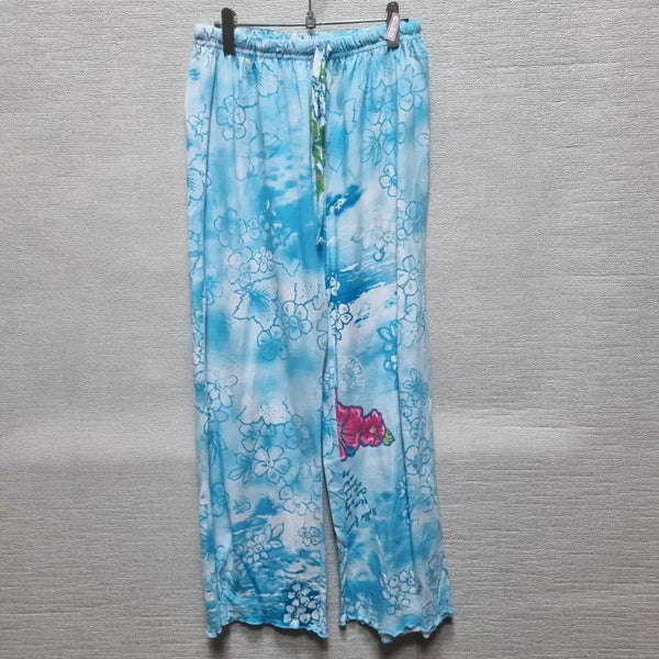 [BUNJANG] Women's Floral Pattern Banding Jogger Pants / 자460 밴딩 바지