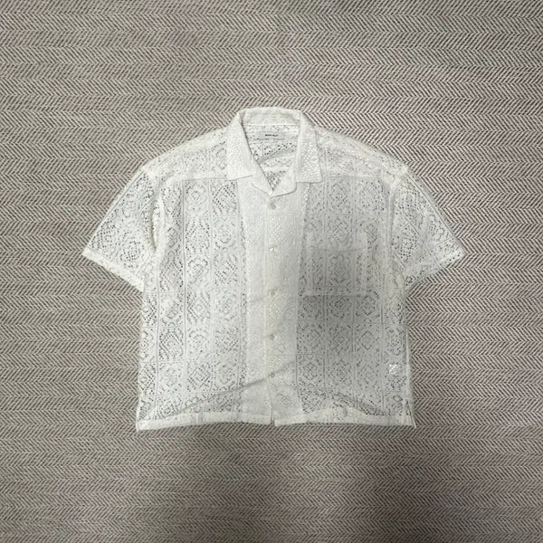 [BUNJANG] MONO-MART Crochet Knit Shirt / MONO-MART crochet knit shirt