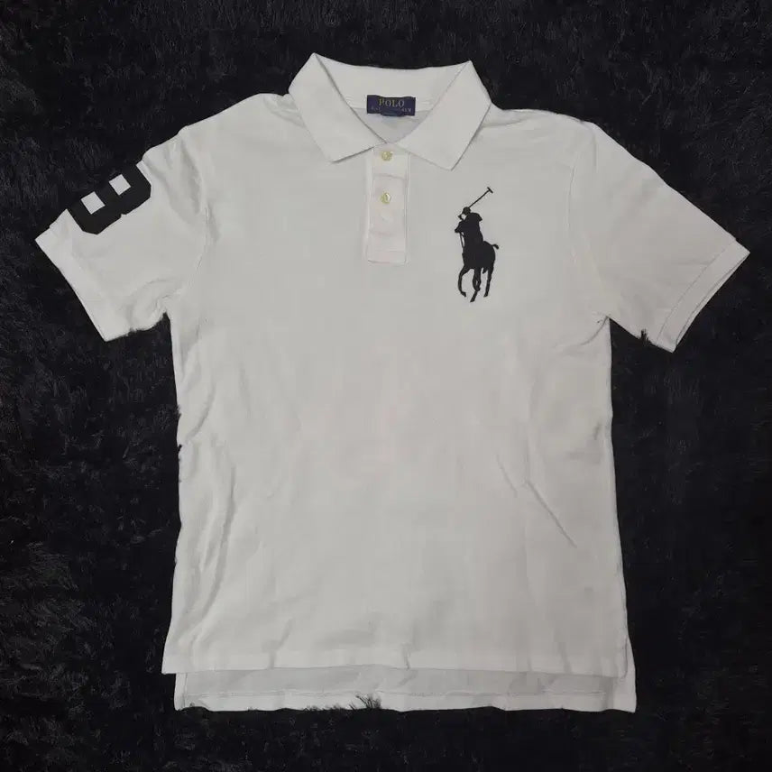 [BUNJANG] Polo Ralph Lauren Big Pony Short Sleeve Polo Shirt White L / 폴로 랄프로렌 빅포니 반팔 카라티 화이트 L