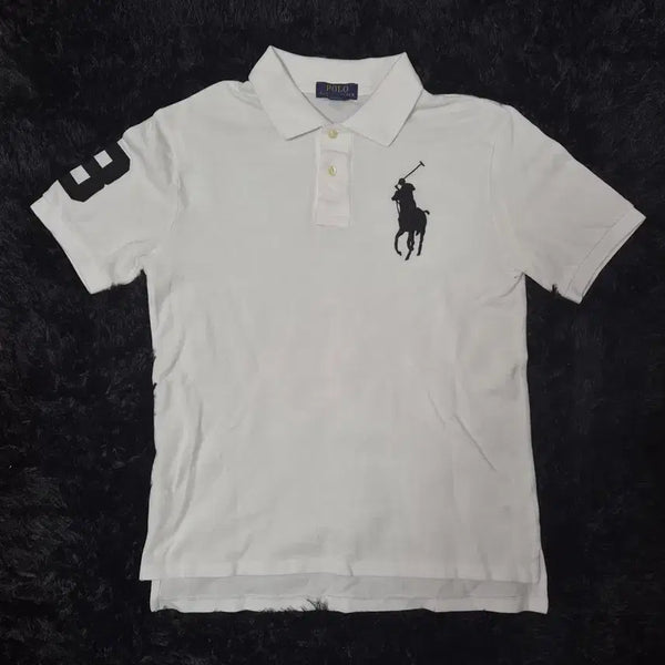 [BUNJANG] Polo Ralph Lauren Big Pony Short Sleeve Polo Shirt White L / 폴로 랄프로렌 빅포니 반팔 카라티 화이트 L