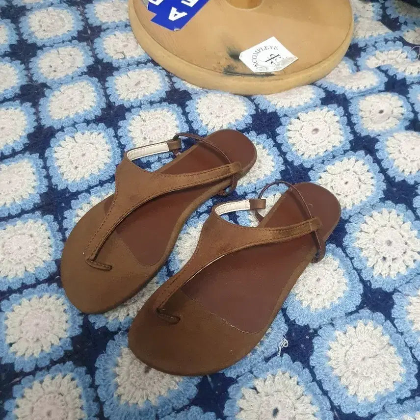 [BUNJANG] Brown Sandals / 240브라운 샌들