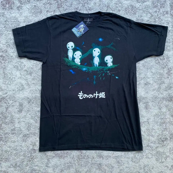 [BUNJANG] Studio Ghibli Princess Mononoke Kodama Official Animation T-Shirt / 지브리 모노노케 코다마 오피셜 애니메이션 티셔츠 애니티