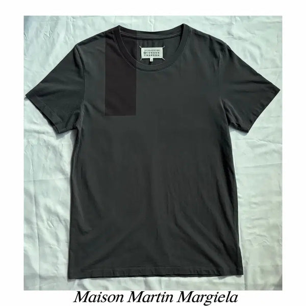 [BUNJANG] Maison Margiela Backstitch Hand Printed T-Shirt / 마틴 마르지엘라 백스티치 핸드 프린팅 반팔 티셔츠 아티저널 아카이브 긴팔