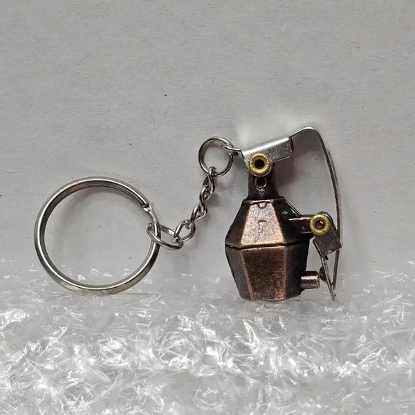 [BUNJANG] Mini Vintage Grenade Keychain / 고전문구 미니 빈티지 수류탄 키링