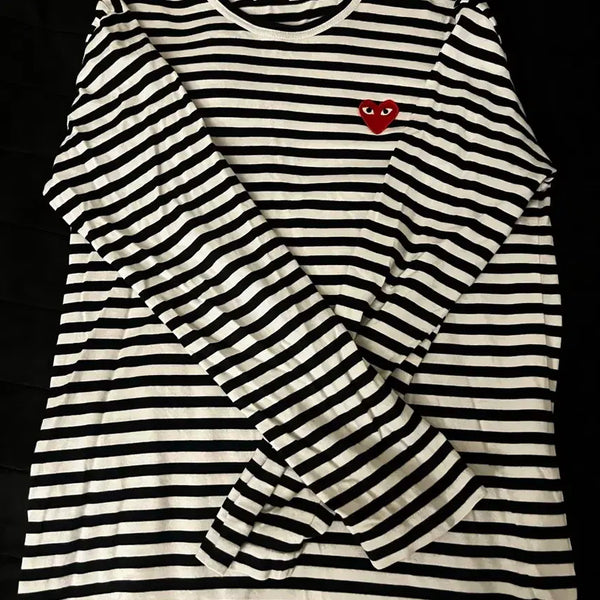 [BUNJANG] Comme des Garçons Striped Long Sleeve / 꼼데가르송 스트라이프 롱슬리브