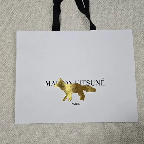 [BUNJANG] Maison Kitsuné Large Shopping Bag / *대형* 메종키츠네 쇼핑백 (45x35x15)