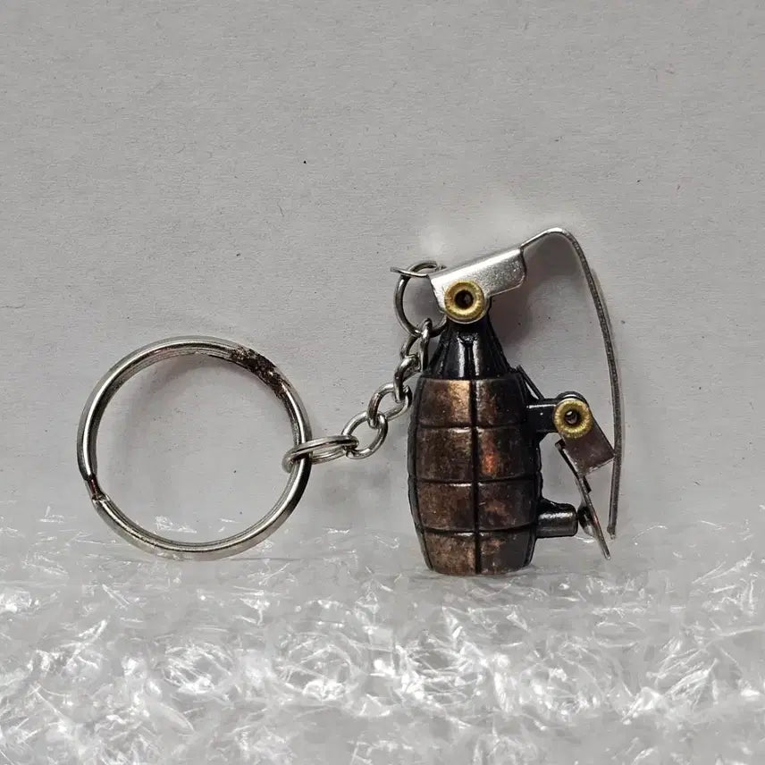 [BUNJANG] Mini Vintage Grenade Keychain / 고전문구 미니 빈티지 수류탄 키링