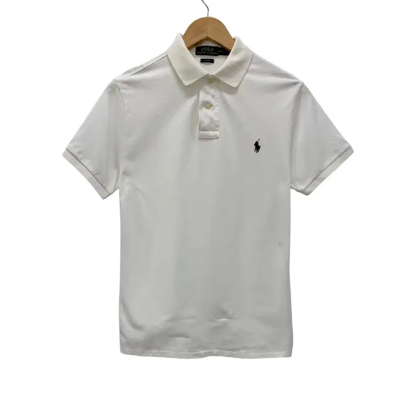 [BUNJANG] Polo Ralph Lauren Pique Cotton Short Sleeve Polo Shirt White / 폴로 반팔 피케티 카라티 화이트 (정사이즈M)