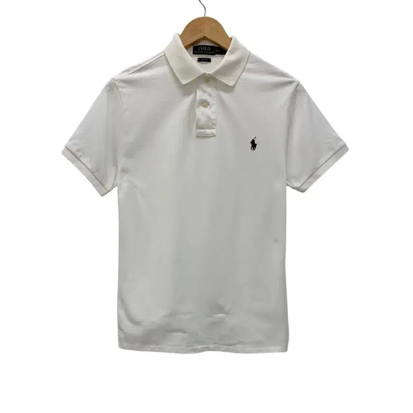 [BUNJANG] Polo Ralph Lauren Pique Cotton Short Sleeve Polo Shirt White / 폴로 반팔 피케티 카라티 화이트 (정사이즈M)