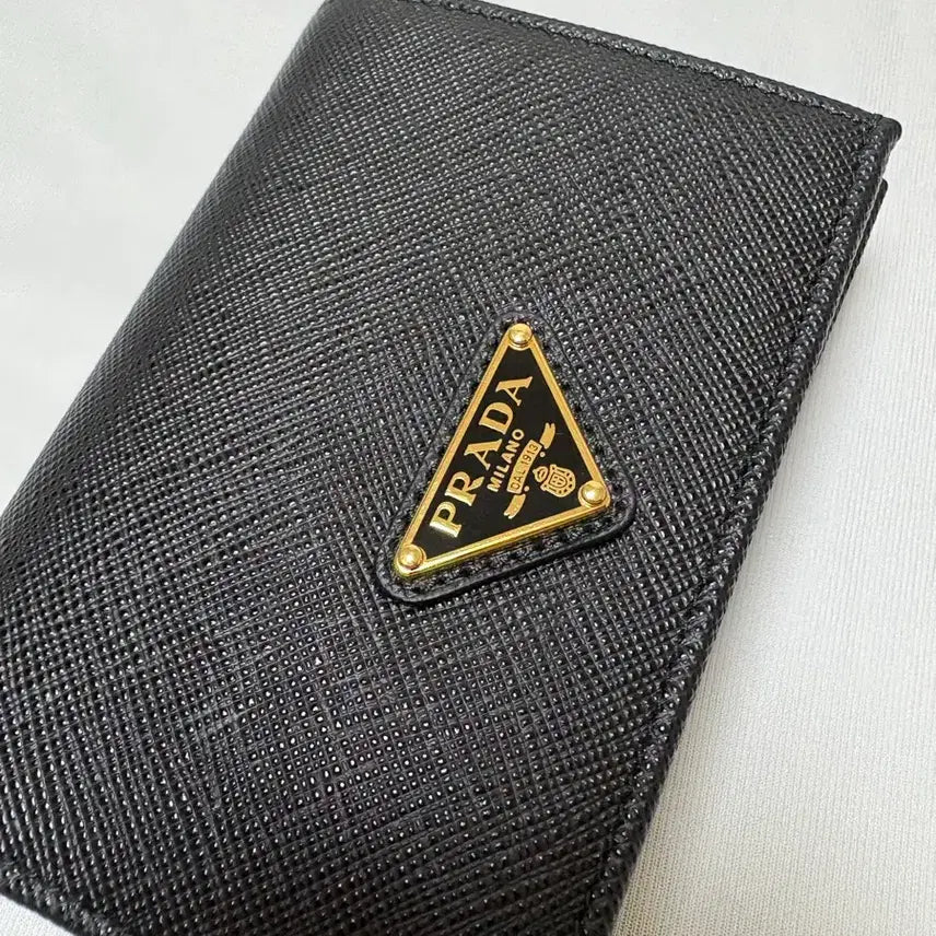 [BUNJANG] Prada Saffiano Wallet Black / 프라다 사피아노 반지갑 블랙