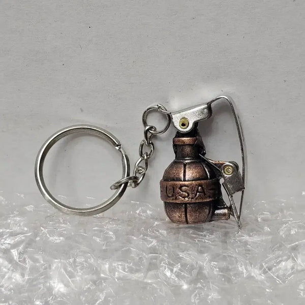 [BUNJANG] Mini Vintage Grenade Keychain / 고전문구 미니 빈티지 수류탄 키링