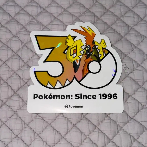 [BUNJANG] Pokemon 30th Anniversary Sticker - CAPPU KOKKO / 포켓몬 30주년 스티커 카푸꼬꼬꼭