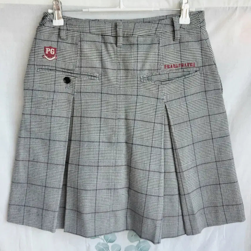 [BUNJANG] Pearly Gates Women's Cotton Basic Skirt Golf Wear / 파리게이츠 여성 코튼 베이직 스커트 골프웨어