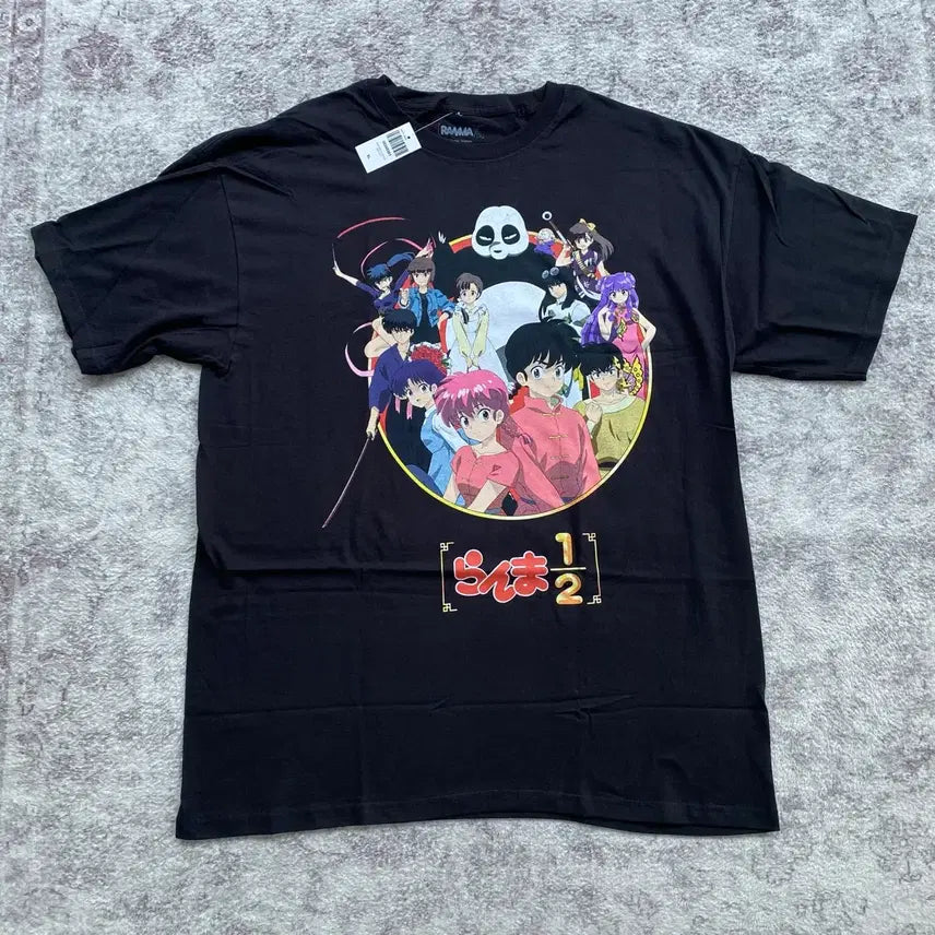 [BUNJANG] Ranma 1/2 Official Animation T-Shirt / 란마 오피셜 애니메이션 티셔츠 애니티