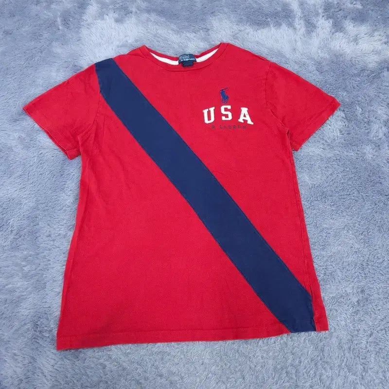 [BUNJANG] Polo Ralph Lauren Short Sleeve T-Shirt Size L (14-16) / L(14-16) 폴로 반팔 티 | 0722A17