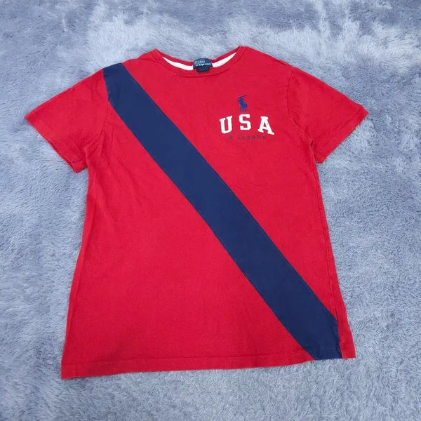 [BUNJANG] Polo Ralph Lauren Short Sleeve T-Shirt Size L (14-16) / L(14-16) 폴로 반팔 티 | 0722A17