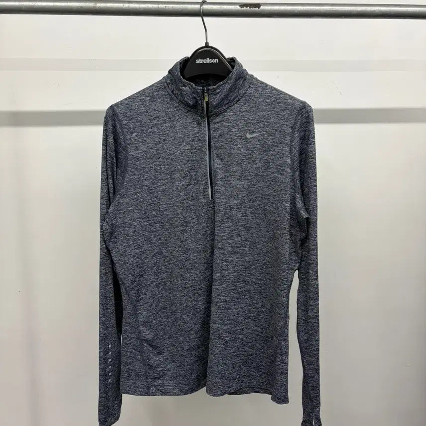 [BUNJANG] Nike Men's Running Quarter Zip Long Sleeve Top / (L) 남성용 나이키 러닝 런닝 쿼터집 하프넥 긴팔티 롱슬리브
