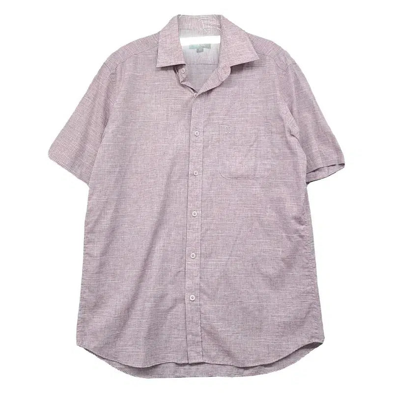 [BUNJANG] Daks Pink Short-Sleeve Shirt 95 / 닥스 핑크 반팔 셔츠 95