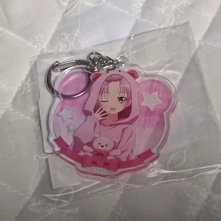 [BUNJANG] Character Calling Character Change Pajama Lottery D-1 Ami Acrylic Keyring (Sealed) / 캐릭캐릭체인지 캐캐체 파자마 쿠지 D-1 아무 아크릴 키링 미개봉