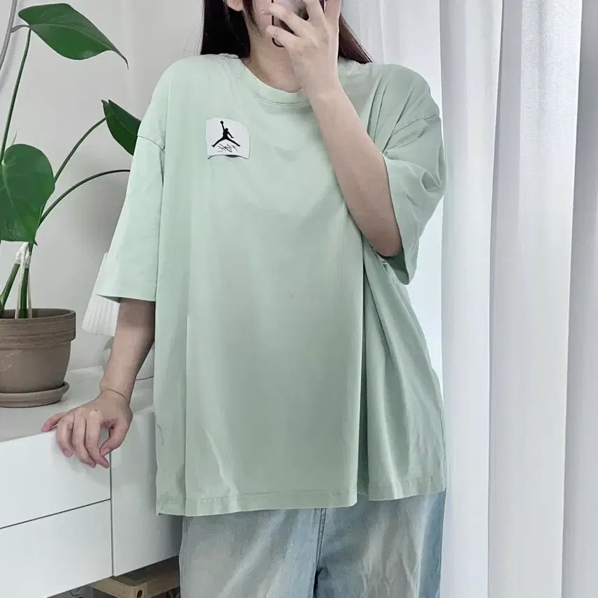 [BUNJANG] Jordan Mint Box Logo T-Shirt 2XL / [정품] 조던 민트 박스로고 반팔티 [ 2XL ]