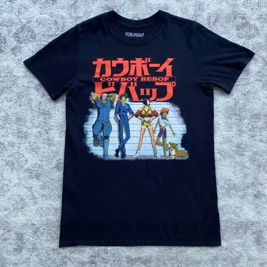 [BUNJANG] Cowboy Bebop Official Animation T-Shirt / 카우보이비밥 오피셜 애니메이션 티셔츠 애니티