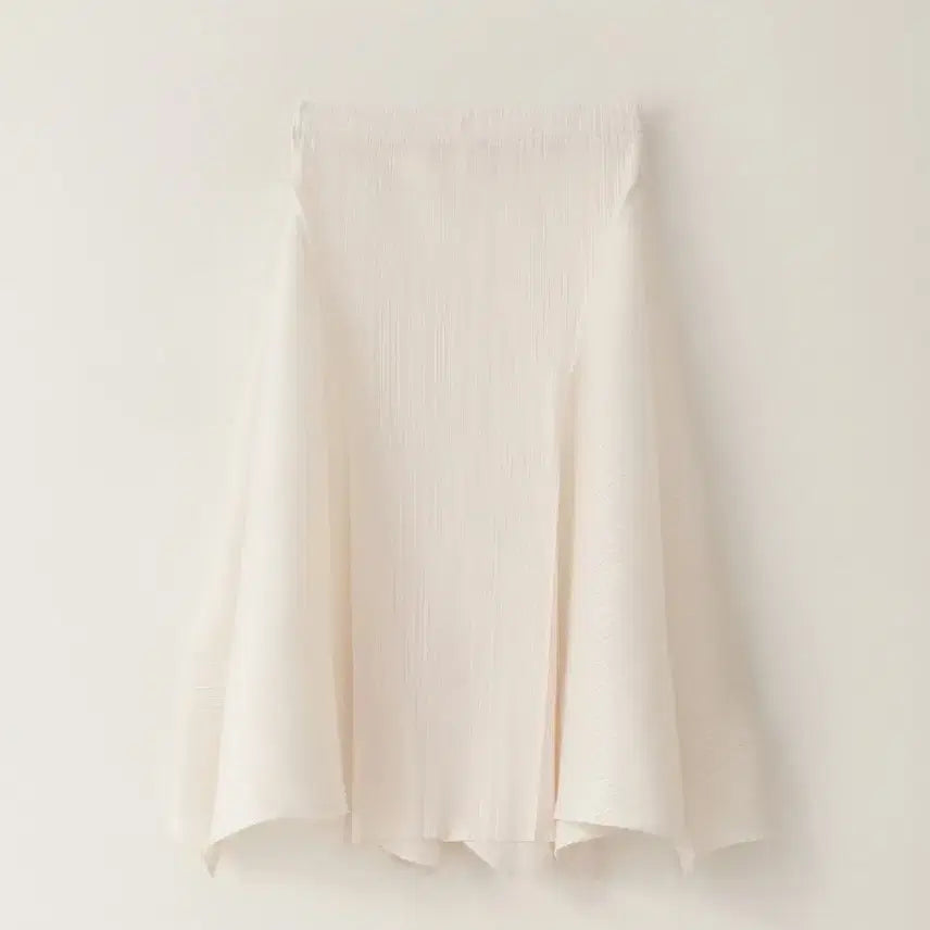 [BUNJANG] High-Quality Pleated Skirt Ivory / 플리츠 스커트 아이보리