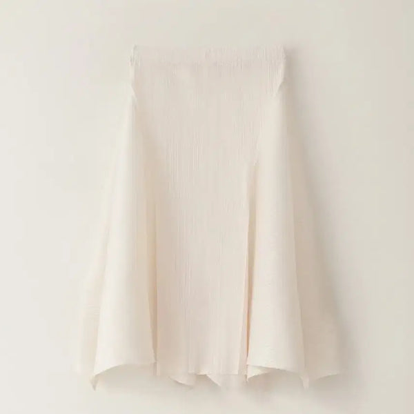 [BUNJANG] High-Quality Pleated Skirt Ivory / 플리츠 스커트 아이보리