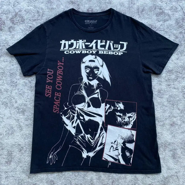 [BUNJANG] Cowboy Bebop Official Animation T-Shirt / 카우보이비밥 오피셜 애니메이션 티셔츠 애니티