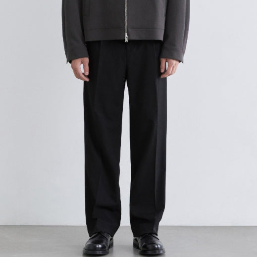 [BUNJANG] MUZIKTANDARD Wide Hidden Banding Slacks Black / [32사이즈]무탠다드 와이드히든밴딩슬랙스 [블랙]