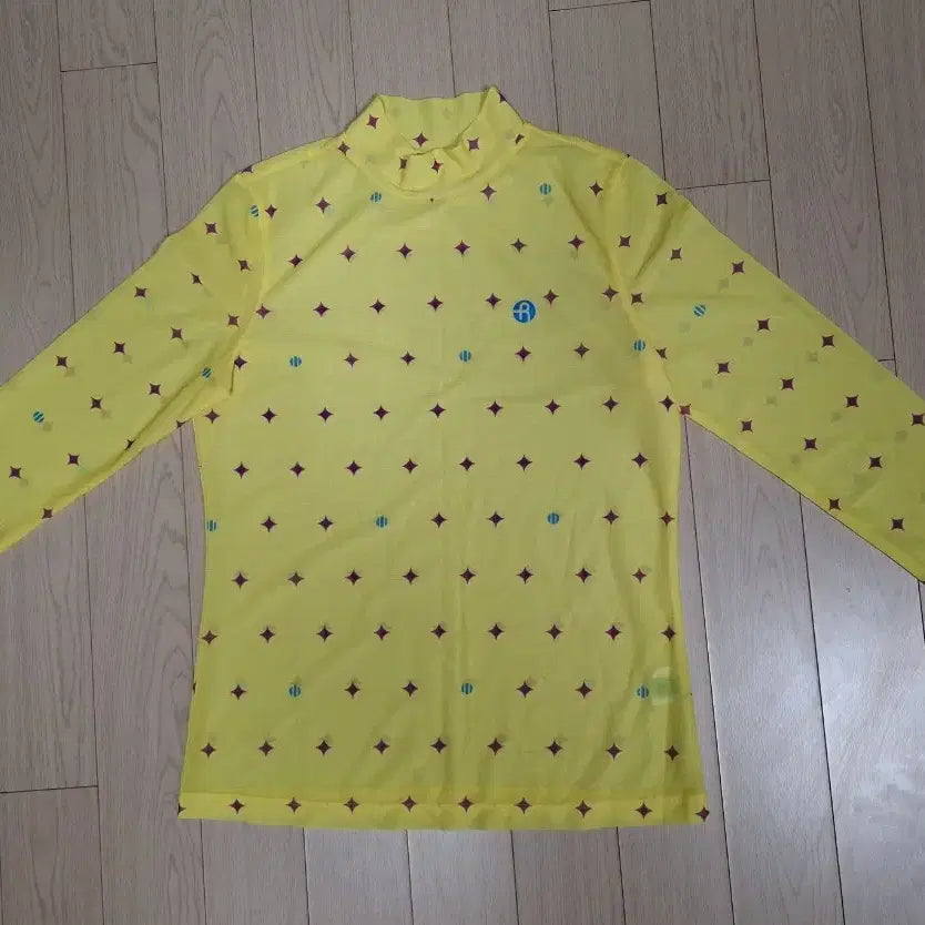 [BUNJANG] Renoma Golf Women's Long Sleeve T-Shirt Yellow / 레노마 골프 여성 긴팔 티셔츠 옐로우