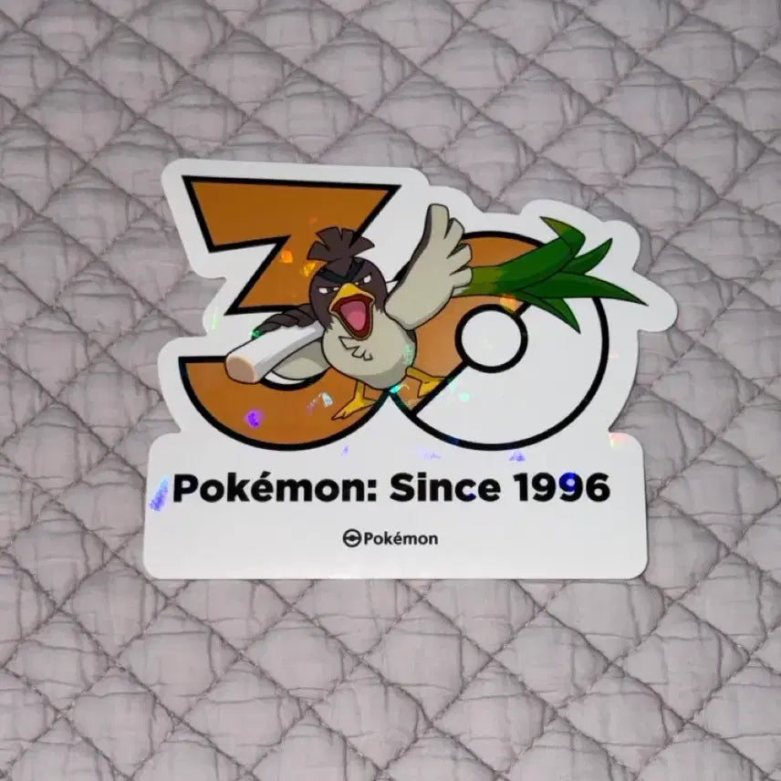 [BUNJANG] Pokemon 30th Anniversary Galarian Farfetch'd Sticker / 포켓몬 30주년 스티커 가라르 파오리