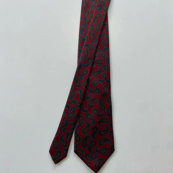 [BUNJANG] Nina Ricci Paisley Silk Vintage Necktie / 니나리치(NINA RICCI) 정품 페이즐리 빈티지 넥타이 A+