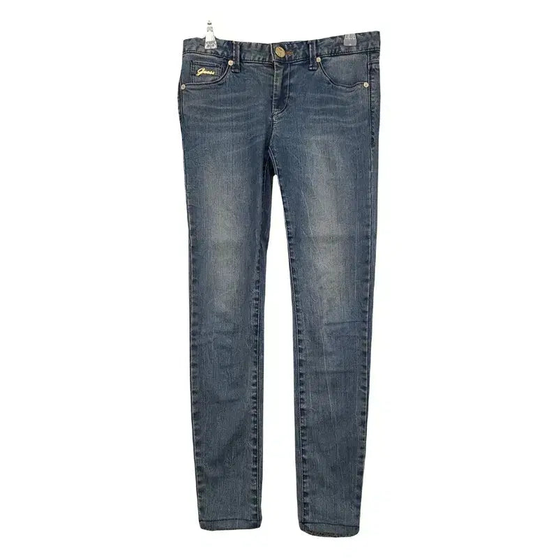 [BUNJANG] Guess Women's Casual Denim Jeans (Size 26) / 게스 삼각 로고 여자 캐주얼 청바지 26