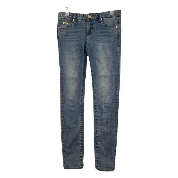 [BUNJANG] Guess Women's Casual Denim Jeans (Size 26) / 게스 삼각 로고 여자 캐주얼 청바지 26