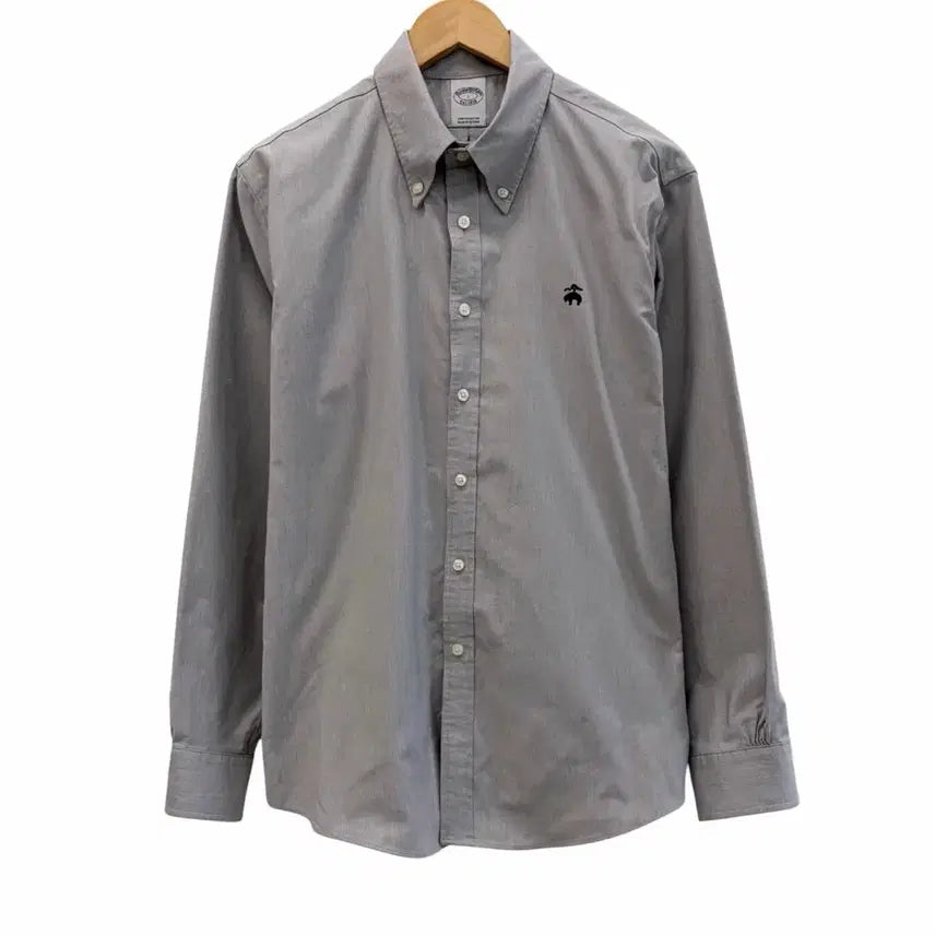 [BUNJANG] Brooks Brothers Oxford Shirt Cool Grey L / 브룩스브라더스 옥스포드 셔츠 쿨그레이 (L)