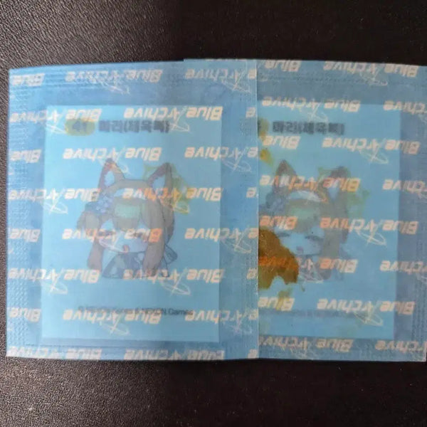 [BUNJANG] Blue Archive Sportswear Mari 2-Piece Sticker Set GS25 Collaboration / 미개봉 새상품 블루아카이브 체육복 마리 체마리 2장 세트 GS25 콜라보 띠부씰