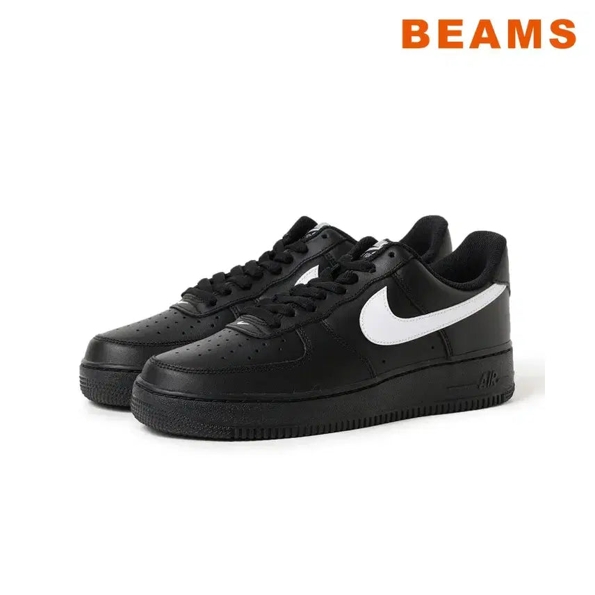 [BUNJANG] BEAMS x Nike Air Force 1 '07 "Black/White" Sneakers / 빔즈 나이키 에어포스1 07 블랙화이트 스니커즈