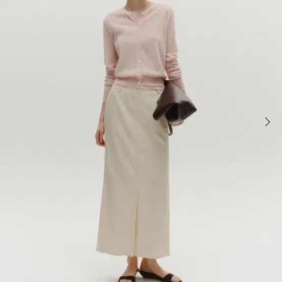 [BUNJANG] SIE Amila Slit Skirt Vanilla XS / SIE  시에 아밀라 슬릿 스커트 바닐라 xs